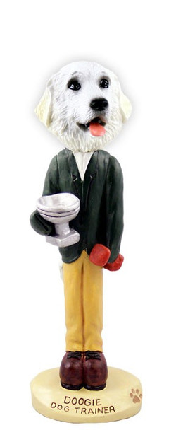 Great Pyrenees Trainer Doogie Collectible Dog Figurine