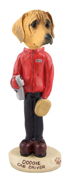 Rhodesian Ridgeback Cab Driver Doogie Collectible Dog Figurine