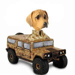 Rhodesian Ridgeback Hummer Doogie Collectible Dog Figurine