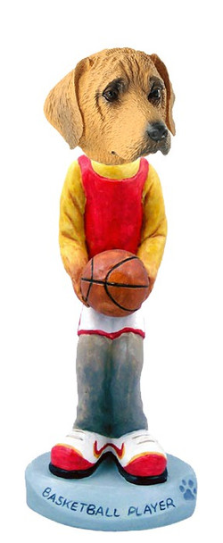 Rhodesian Ridgeback Basketball Doogie Collectible Dog Figurine