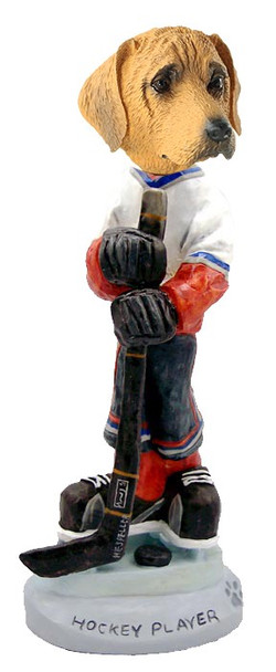 Rhodesian Ridgeback Hockey Player Doogie Collectible Dog Figurine