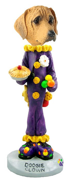 Rhodesian Ridgeback Clown Doogie Collectible Dog Figurine