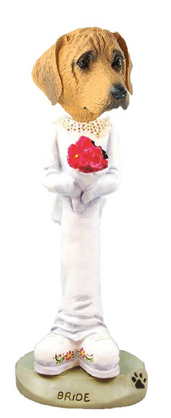 Rhodesian Ridgeback Bride Doogie Collectible Dog Figurine
