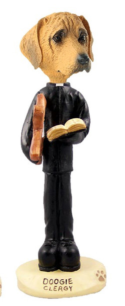 Rhodesian Ridgeback Clergy Doogie Collectible Dog Figurine
