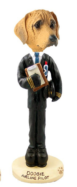 Rhodesian Ridgeback Airline Pilot Doogie Collectible Dog Figurine