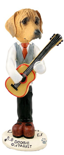 Rhodesian Ridgeback Guitarist Doogie Collectible Dog Figurine