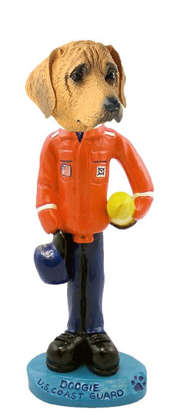 Rhodesian Ridgeback U S Coast Guard Doogie Collectible Dog Figurine