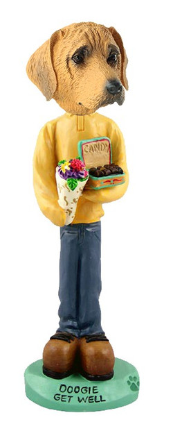 Rhodesian Ridgeback Get Well Doogie Collectible Dog Figurine