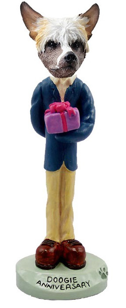 Chinese Crested Anniversary Doogie Collectible Dog Figurine