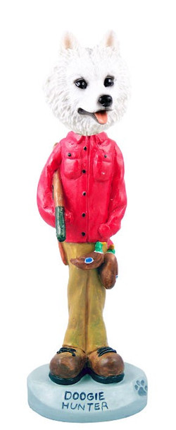 American Eskimo Hunter Doogie Collectible Dog Figurine