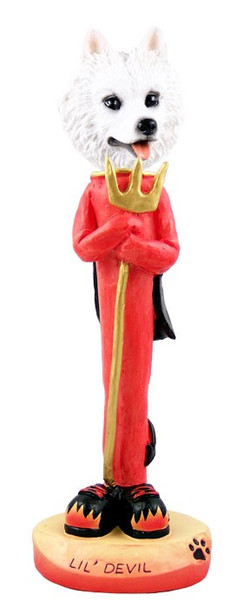 American Eskimo Lil Devil Doogie Collectible Dog Figurine