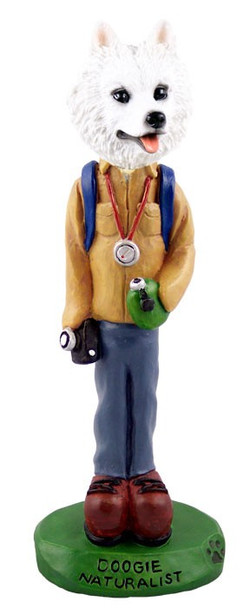 American Eskimo Naturalist Doogie Collectible Dog Figurine