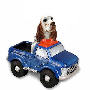 Orange Belton English Setter Pickup Doogie Collectible Dog Figurine