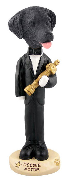 Flat Coated Retriever Actor Doogie Collectible Dog Figurine
