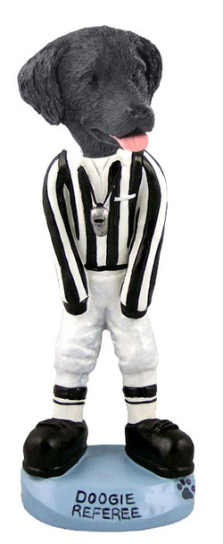 Flat Coated Retriever Referee Doogie Collectible Dog Figurine