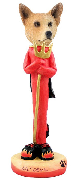 Red Australian Cattle Dog Lil Devil Doogie Collectible Dog Figurine