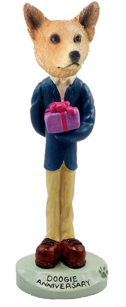 Red Australian Cattle Dog Anniversary Doogie Collectible Dog Figurine