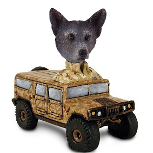 Blue Australian Cattle Dog Hummer Doogie Collectible Dog Figurine