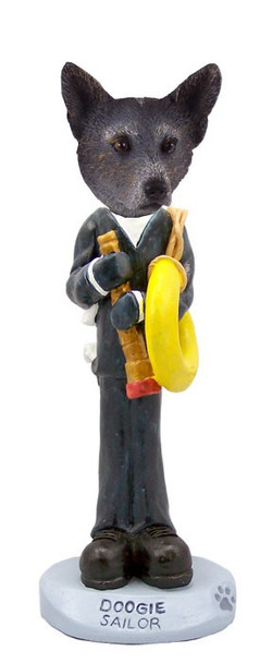 Blue Australian Cattle Dog Sailor Doogie Collectible Dog Figurine