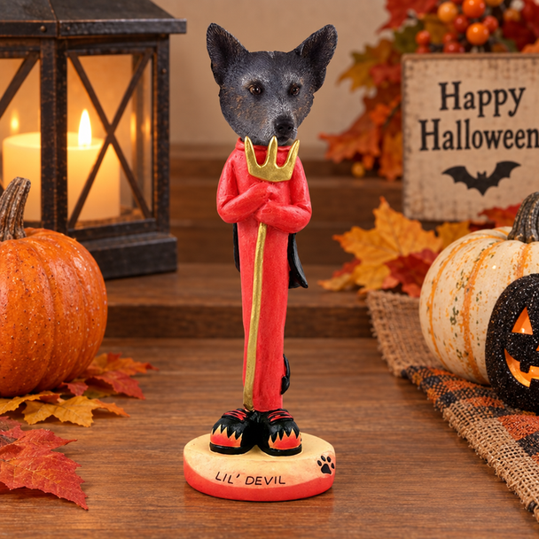 Blue Australian Cattle Dog Lil Devil Doogie Collectible Dog Figurine