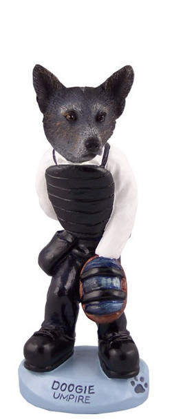 Blue Australian Cattle Dog Umpire Doogie Collectible Dog Figurine