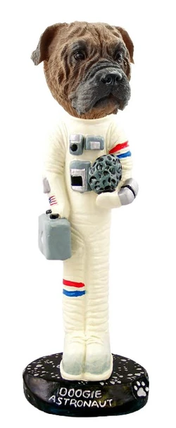 Bullmastiff Astronaut Doogie Collectible Dog Figurine