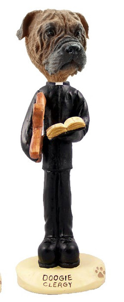 Bullmastiff Clergy Doogie Collectible Dog Figurine