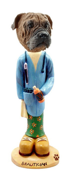 Bullmastiff Beautician Doogie Collectible Dog Figurine