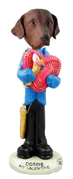 Chesapeake Bay Retriever Valentine Doogie Collectible Dog Figurine