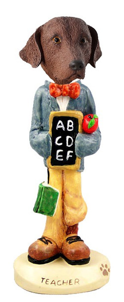 Chesapeake Bay Retriever Teacher Doogie Collectible Dog Figurine