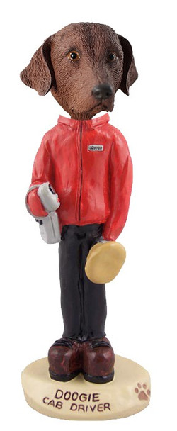Chesapeake Bay Retriever Cab Driver Doogie Collectible Dog Figurine