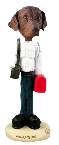 Chesapeake Bay Retriever Paramedic Doogie Collectible Dog Figurine