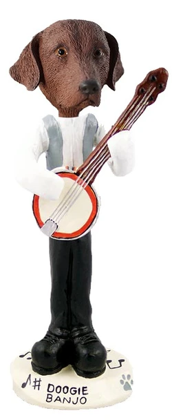 Chesapeake Bay Retriever Banjo Doogie Collectible Dog Figurine