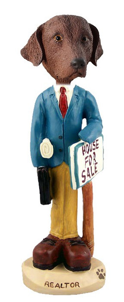 Chesapeake Bay Retriever Male Realtor Doogie Collectible Dog Figurine