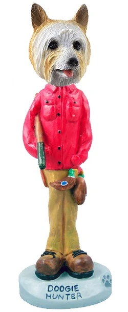Silky Terrier Hunter Doogie Collectible Dog Figurine