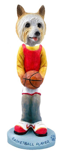 Silky Terrier Basketball Doogie Collectible Dog Figurine