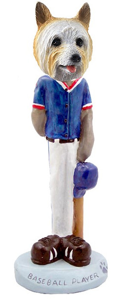 Silky Terrier Baseball Doogie Collectible Dog Figurine