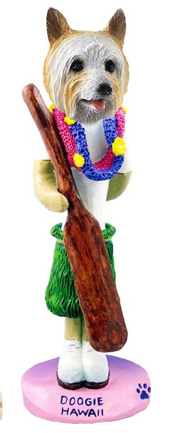 Silky Terrier Hawaii Doogie Collectible Dog Figurine