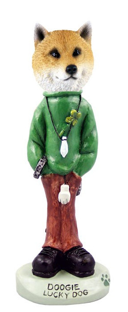 Shiba Inu Lucky Doogie Collectible Dog Figurine
