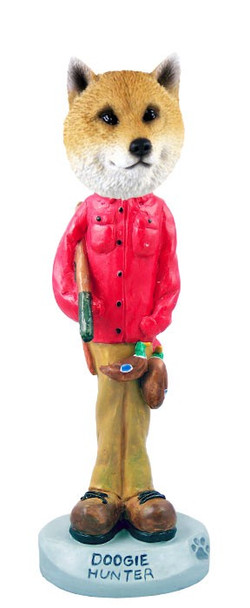 Shiba Inu Hunter Doogie Collectible Dog Figurine