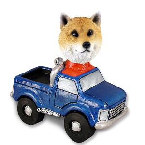 Shiba Inu Pickup Doogie Collectible Dog Figurine