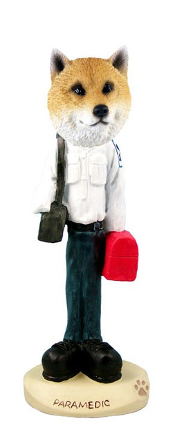 Shiba Inu Paramedic Doogie Collectible Dog Figurine