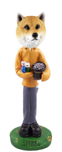 Shiba Inu Las Vegas Doogie Collectible Dog Figurine