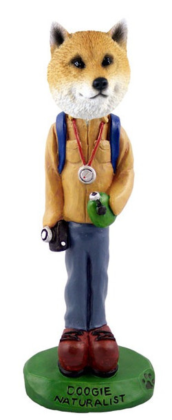 Shiba Inu Naturalist Doogie Collectible Dog Figurine