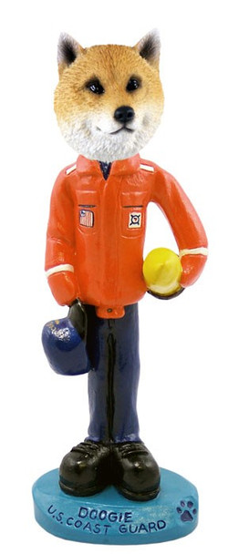 Shiba Inu U S Coast Guard Doogie Collectible Dog Figurine