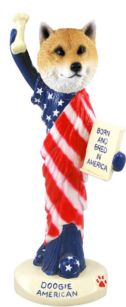 Shiba Inu American Doogie Collectible Dog Figurine