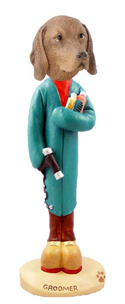 Vizsla Groomer Doogie Collectible Dog Figurine