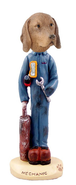 Vizsla Mechanic Doogie Collectible Dog Figurine