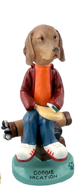 Vizsla Vacation Doogie Collectible Dog Figurine