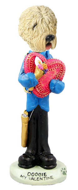 Soft Coated Wheaten Terrier Valentine Doogie Collectible Dog Figurine